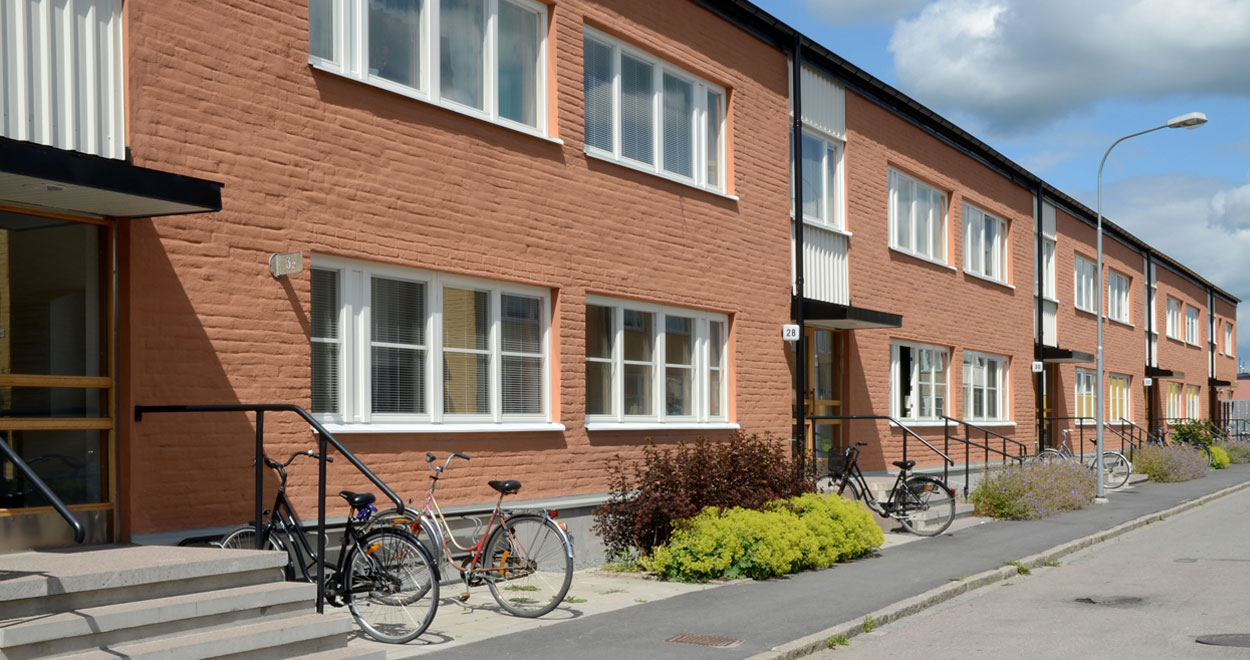 a-sidan arkitekt arkitektkontor Uppsala ombyggnad flerbostadshus Fålhagen bostad Uppsalahem Rikshem hem